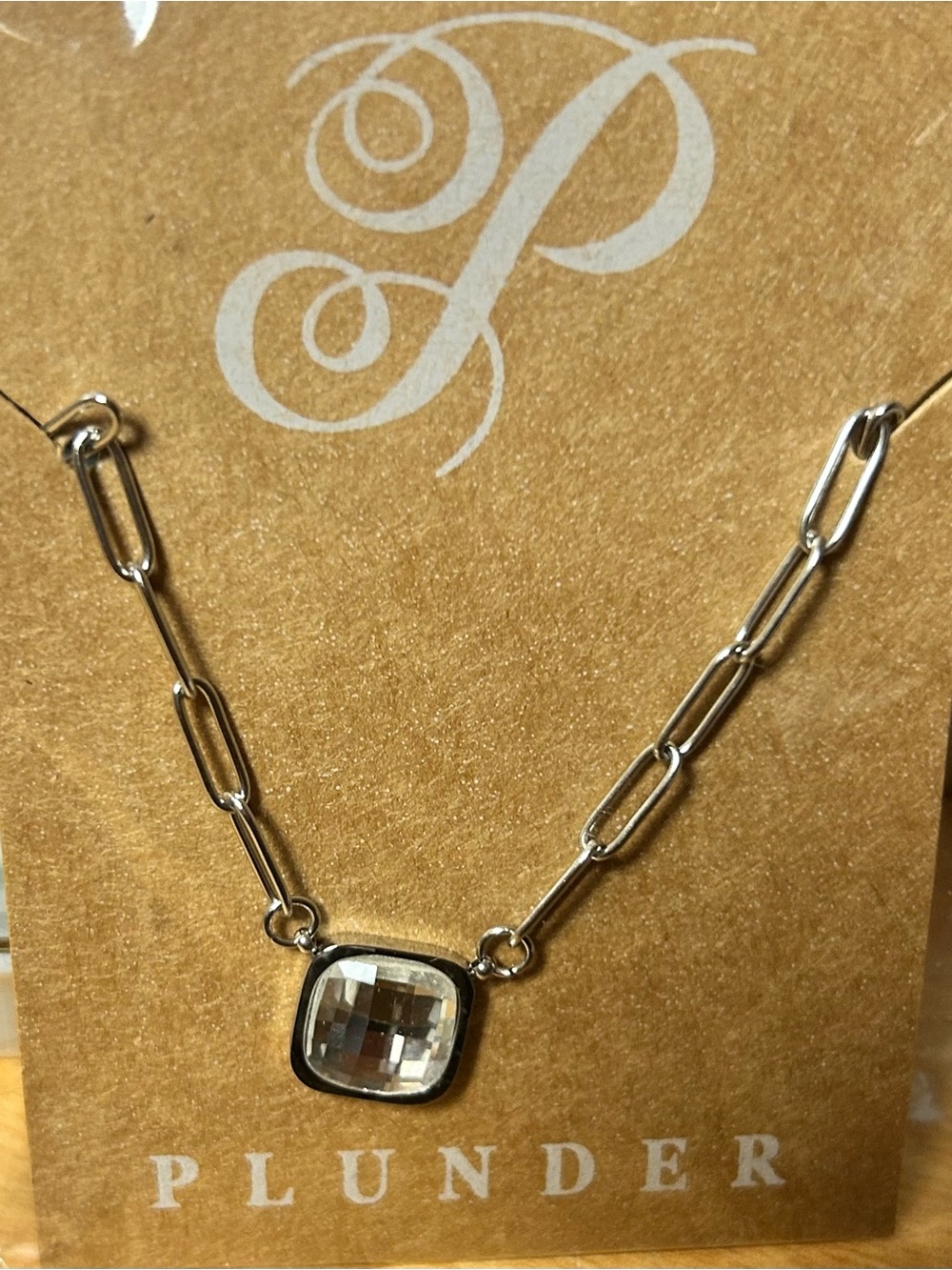 Plunder, new “Sandra” necklace
